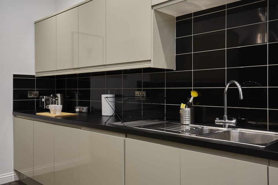 Modern kitchen designed for convenience and functionality.