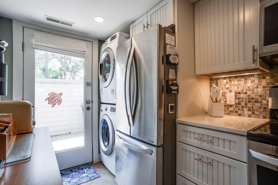 Double the Convenience:  Laundry & Kitchen Essentials in One Spot!