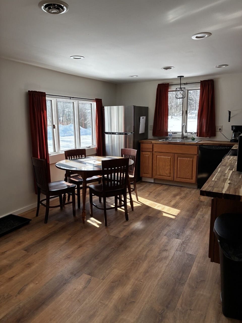 Kitchen viewed from Master Bedroom
