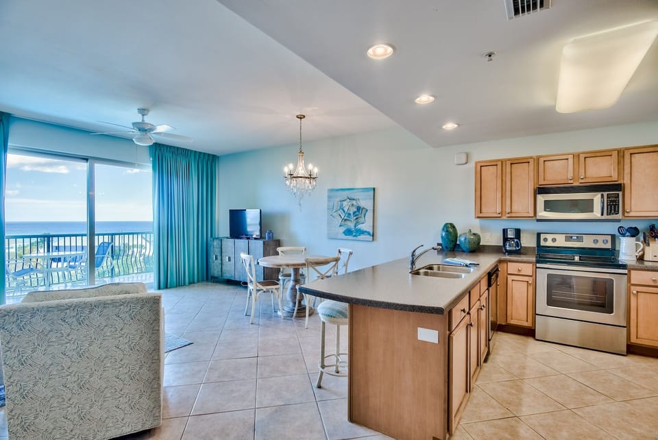 Fully furnished kitchen. Everything you need to prepare family meals