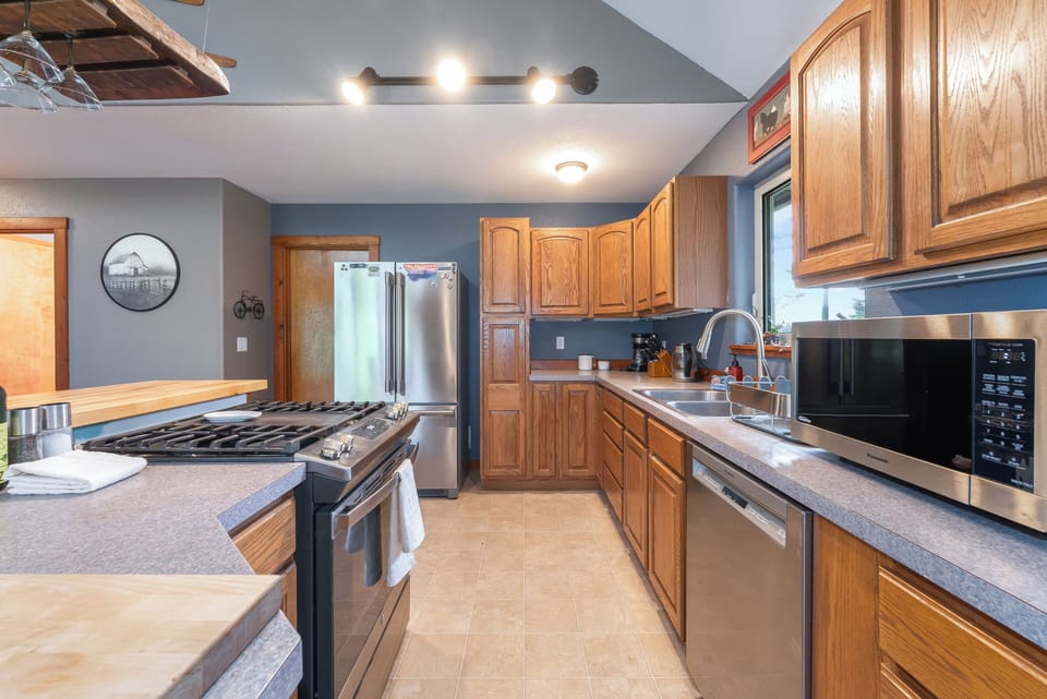 Kitchen with new appliance | Interior