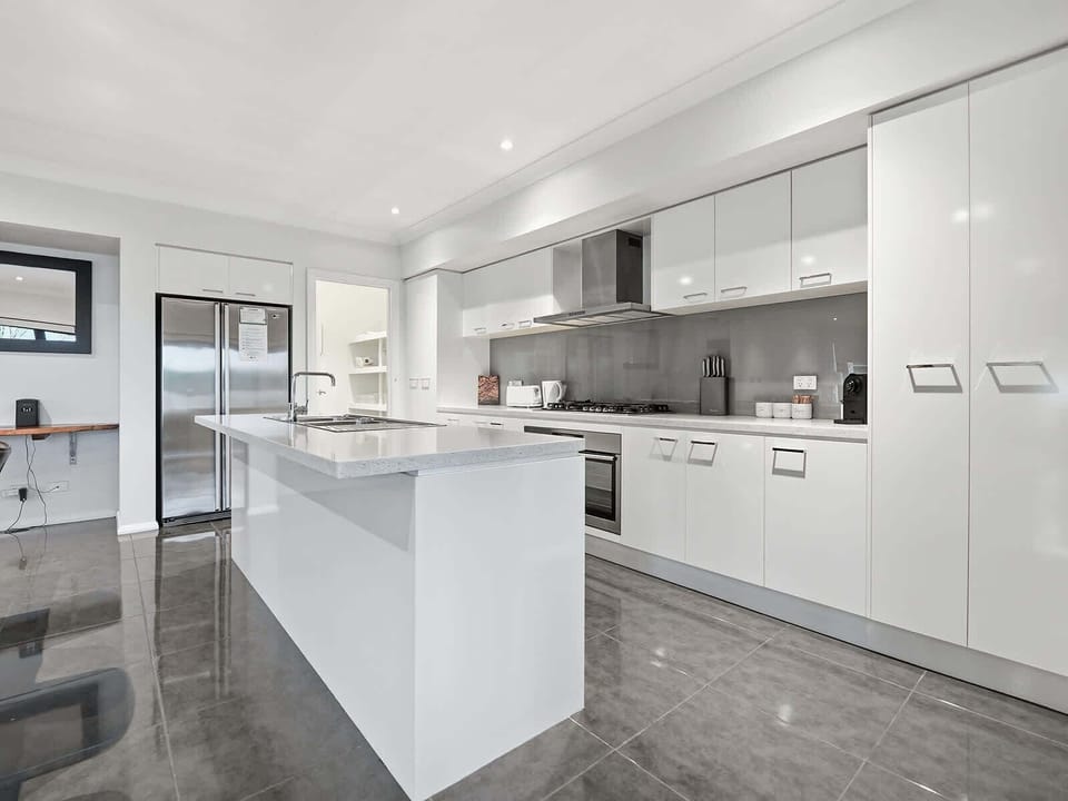 Kitchen + Coffee Pod Machine