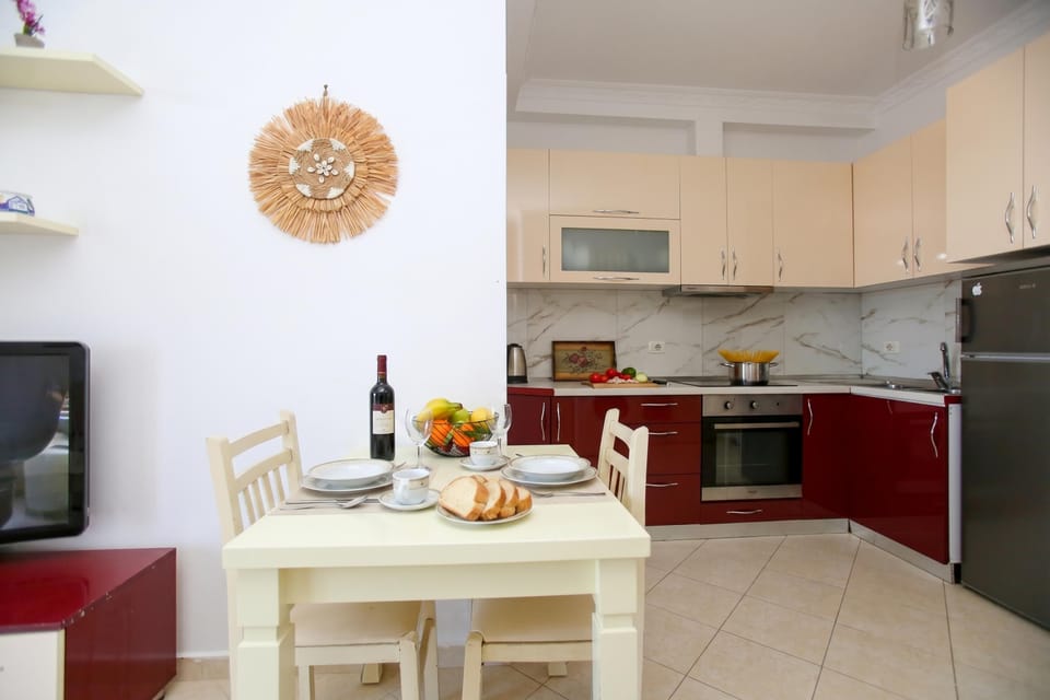 Kitchen and dining area