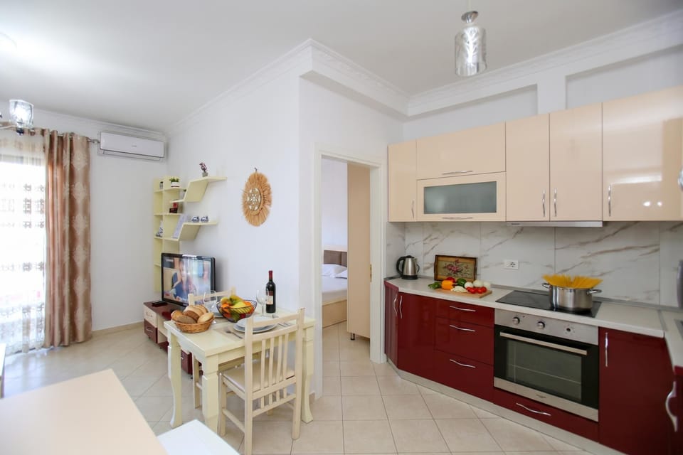 Kitchen and dining area