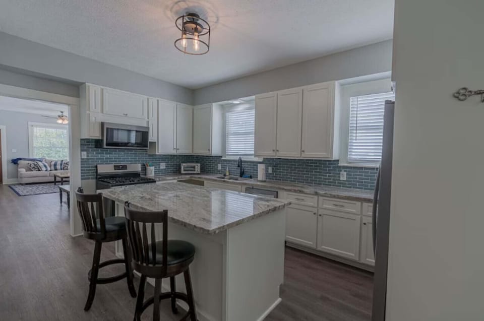A kitchen designed for comfort and convenience