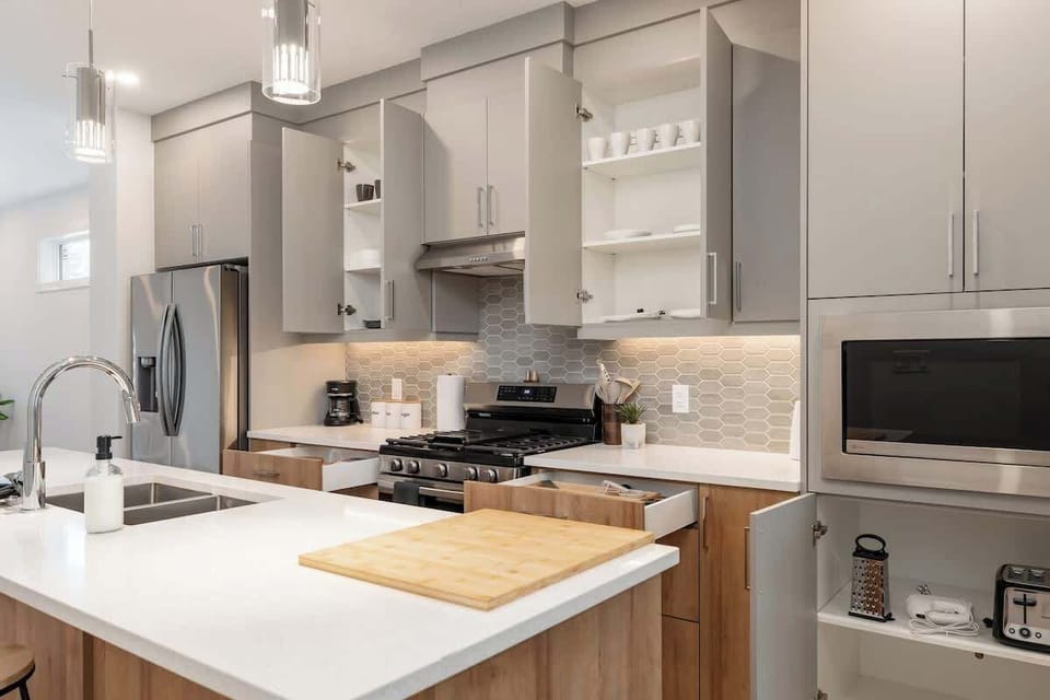 Fully equipped kitchen with everything needed for your stay