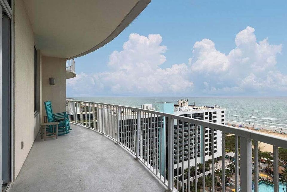 Beachside balcony
