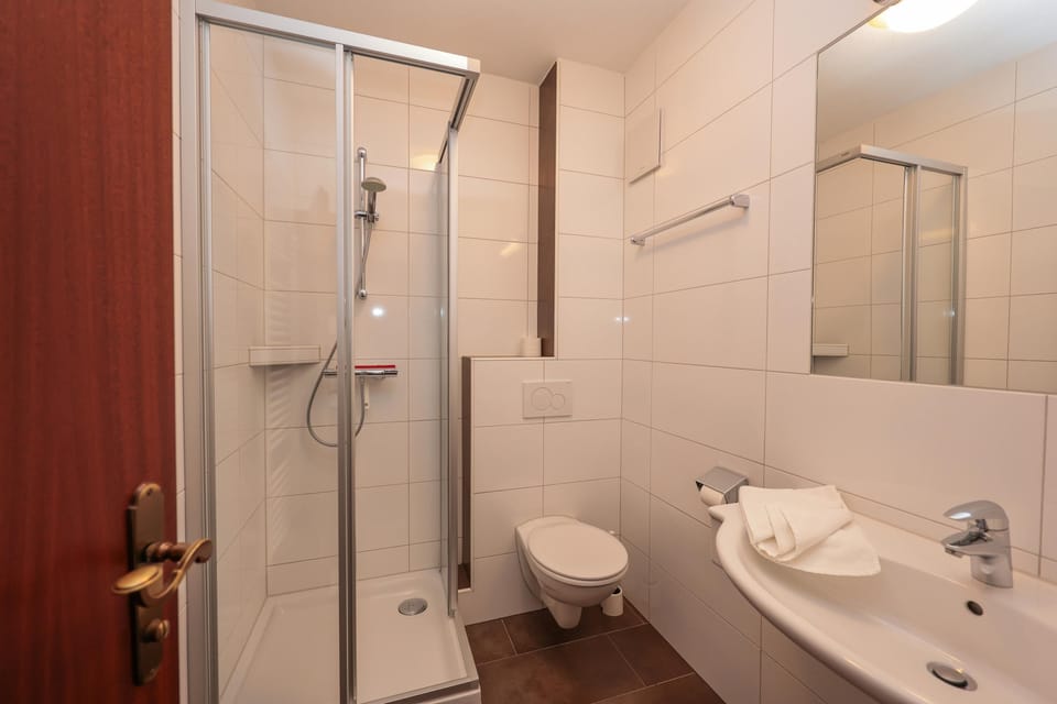 Bathroom with shower and toilet