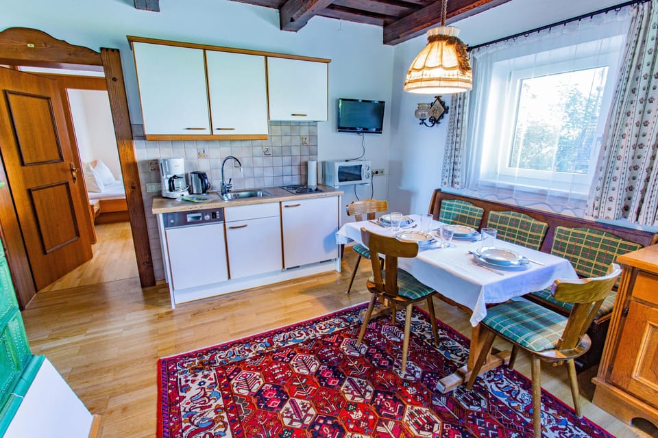 Kitchen and dining area