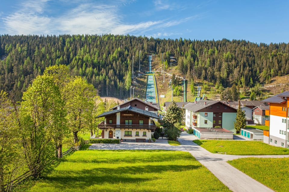 View of the ski jump