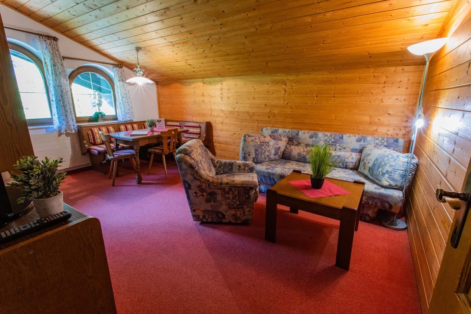 Living room with a sofa and a TV