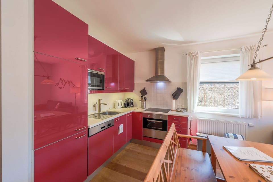 Kitchen and dining area