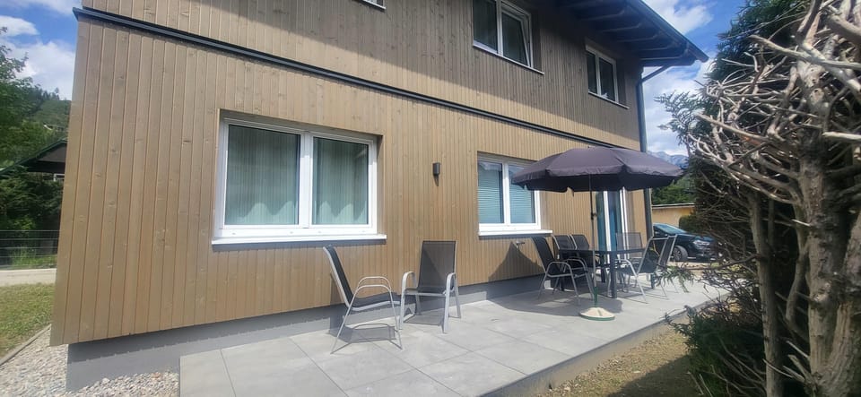 Outdoor area with seating
