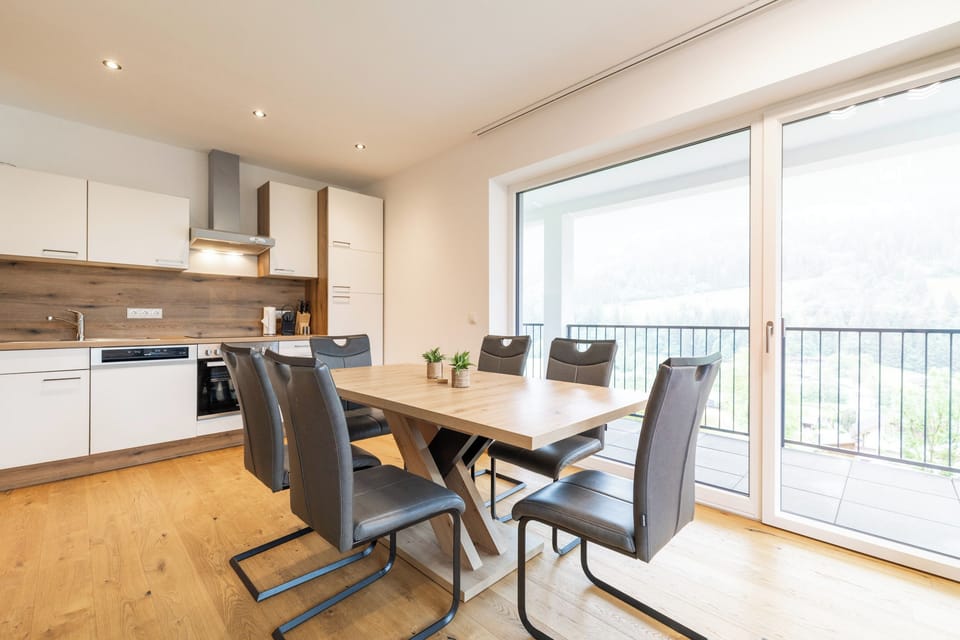 Kitchen and dining area