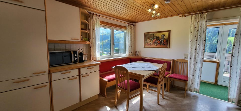 kitchen with dining area