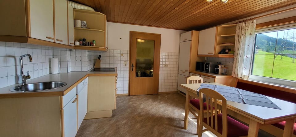 kitchen with dining area