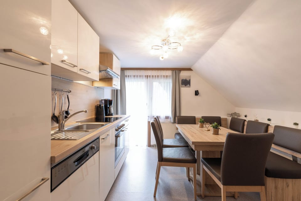 Kitchen and dining area