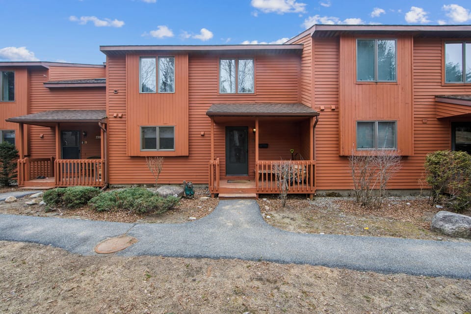 Exterior view of the townhome