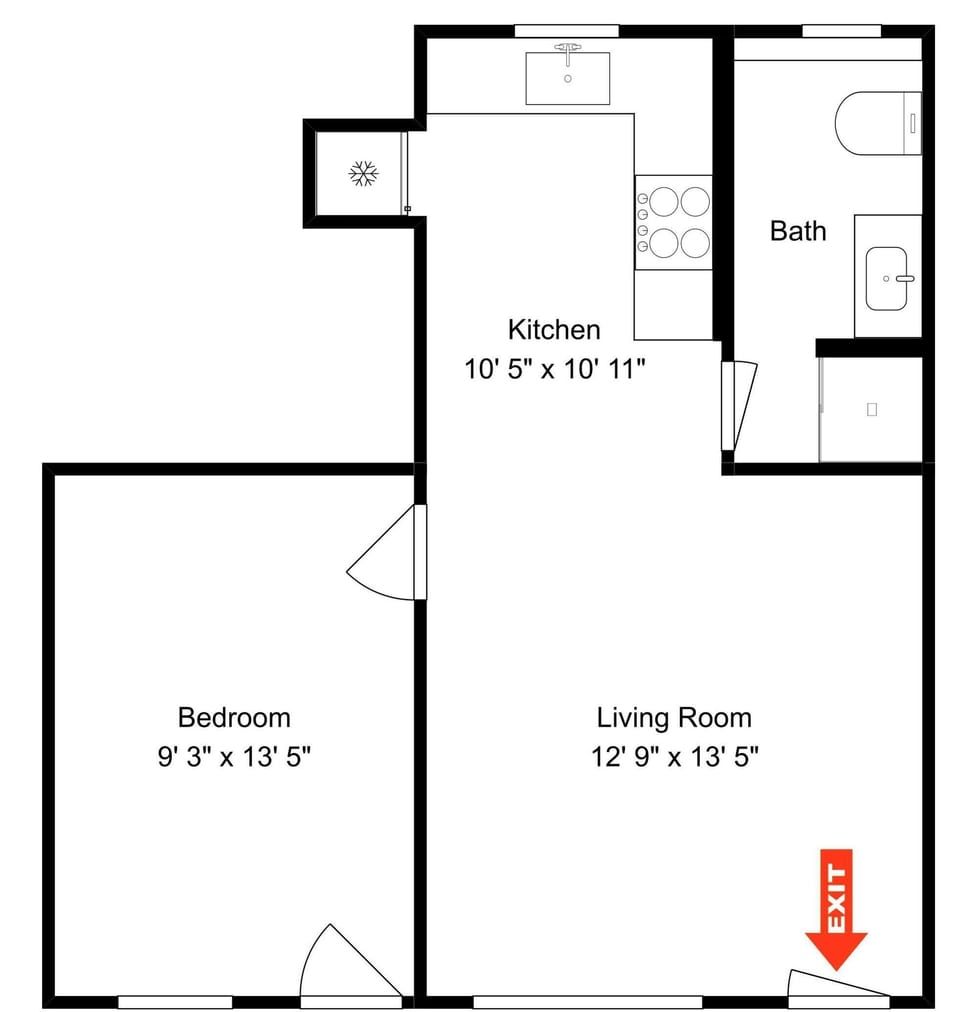 The Georgianne Unit 6 | Floor Plan