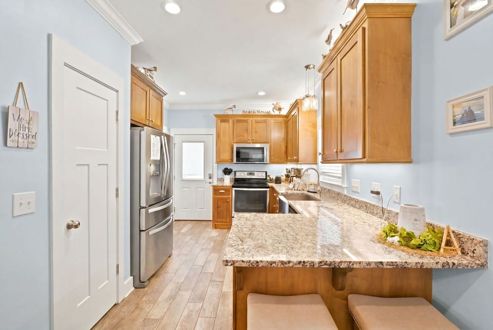 Open Concept Kitchen, Living Room & Dining