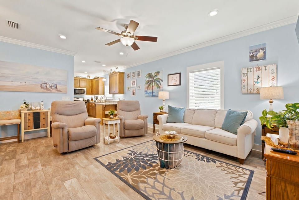 Comfortable living room seating