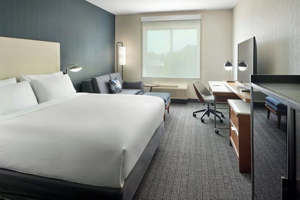 Bedroom. Interior and views may vary based on location and availability.