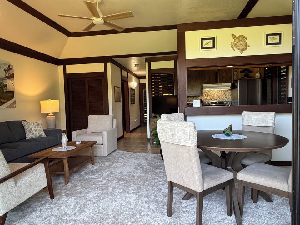 Open concept for entertaining