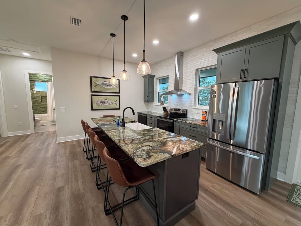 Fully Stocked Kitchen plus a walk in pantry