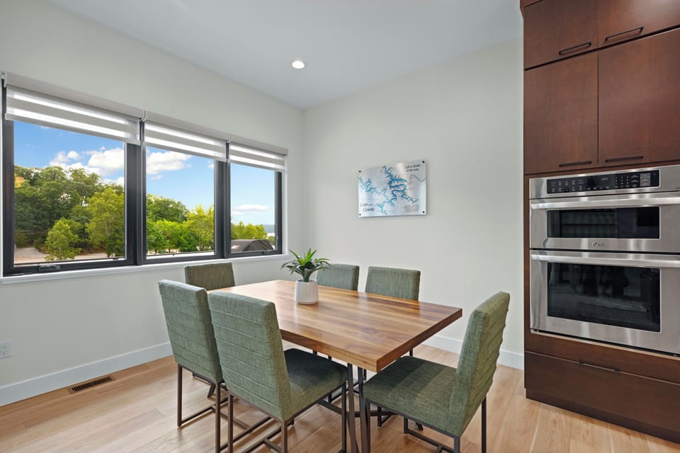 Dining Table with View of the Lake