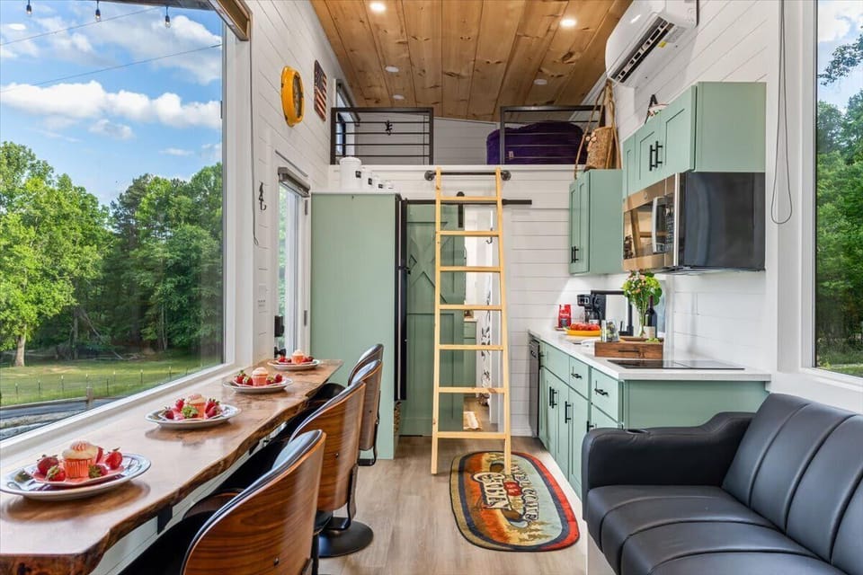 Very open with lots of natural light