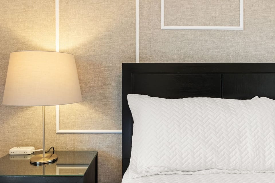Comfortable furnishings and stylish finishes make every bedroom at Twice the Magic Retreat by Altespacio a welcoming retreat after busy vacation days.