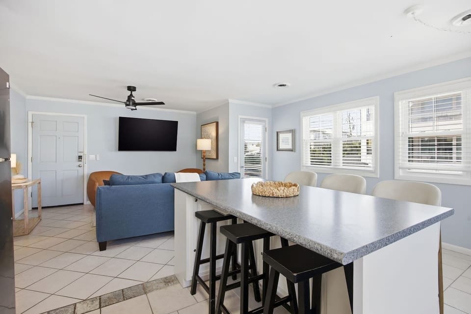 Spacious layout connecting the kitchen, dining, and living spaces for easy entertaining and comfort