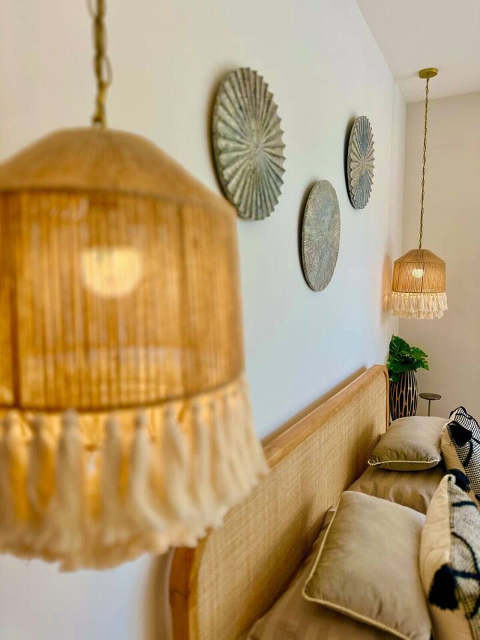 Designer lighting detail at Villa Amala, your Mae Nam Koh Samui pool villa.