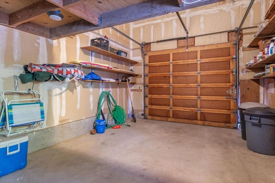 Single car attached garage