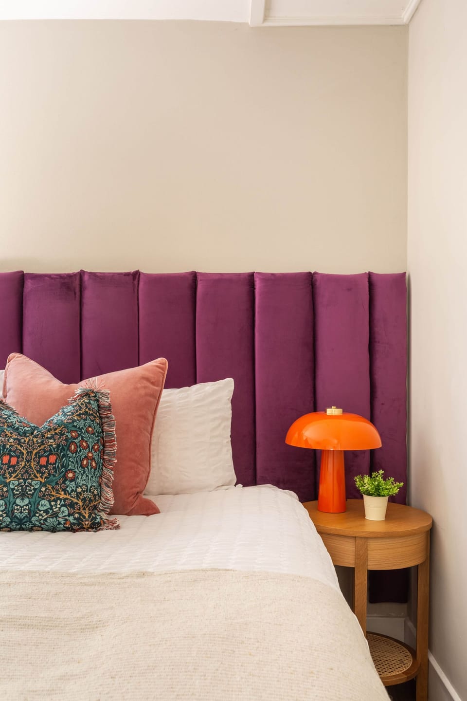 King bed set up 