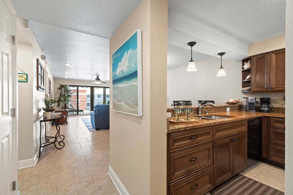 Step into the bright condo space