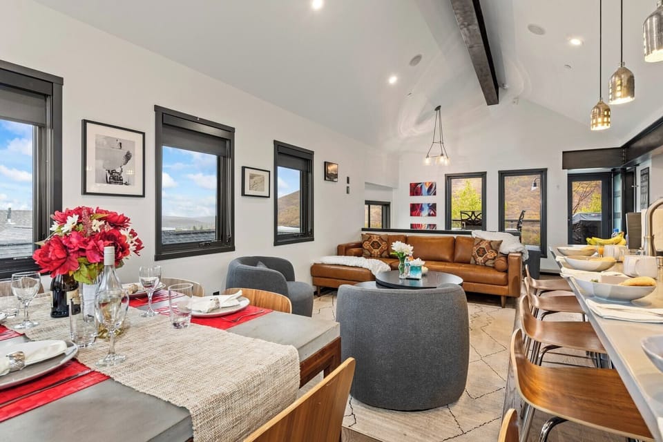 Set the table for a special evening or casual family dinner in this elegant dining space. PEA-1114