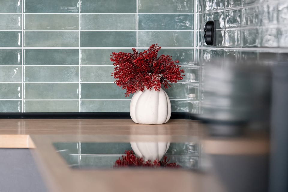 Elegant decorative details adding warmth and character to the interior.