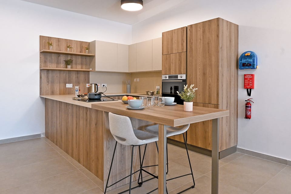 Kitchen and dining area