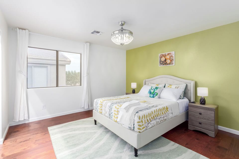 Thoughtfully designed guest bedroom perfect for families, couples, or friends traveling together.