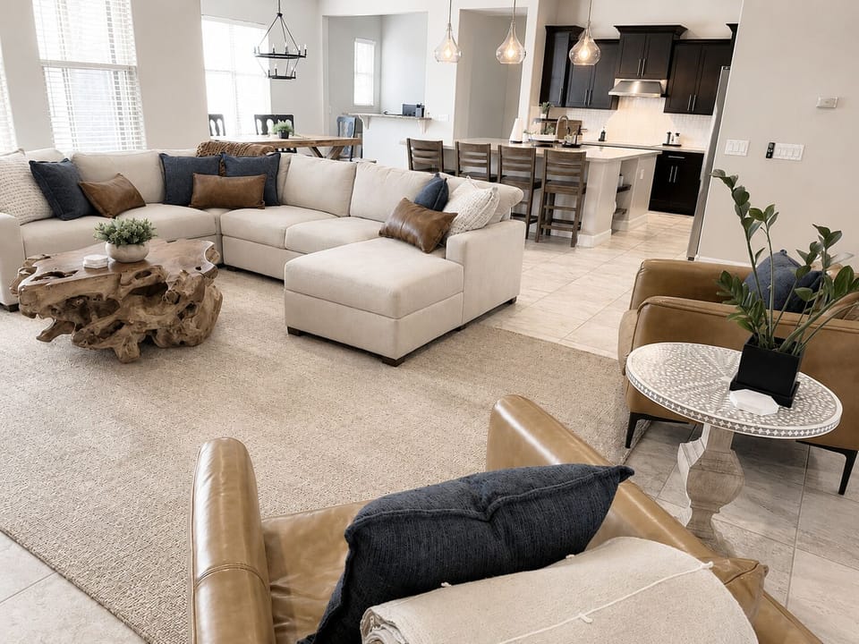 Relaxing family room