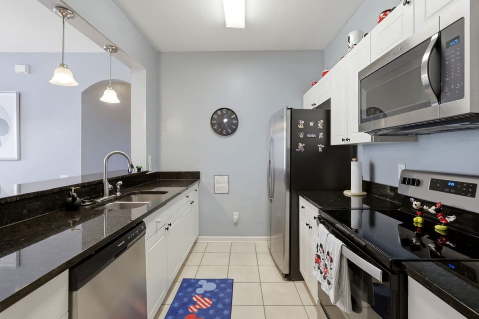 Fully equipped kitchen with everything needed for home-cooked meals