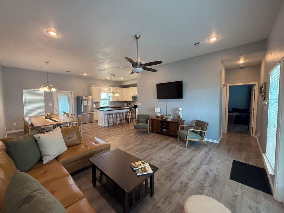 Living room opens to the rest of the house so you can enjoy the space with your 