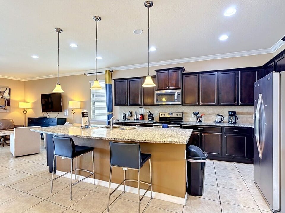 The heart of the home. This spacious open-concept kitchen offers plenty of room to gather, cook, and create memorable moments together.