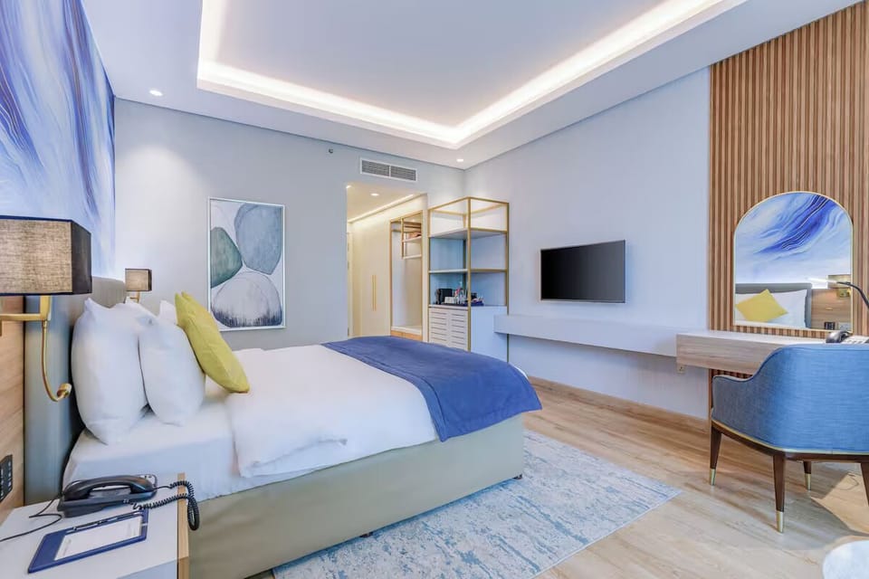 Bedroom. Interior and views may vary based on location and availability.