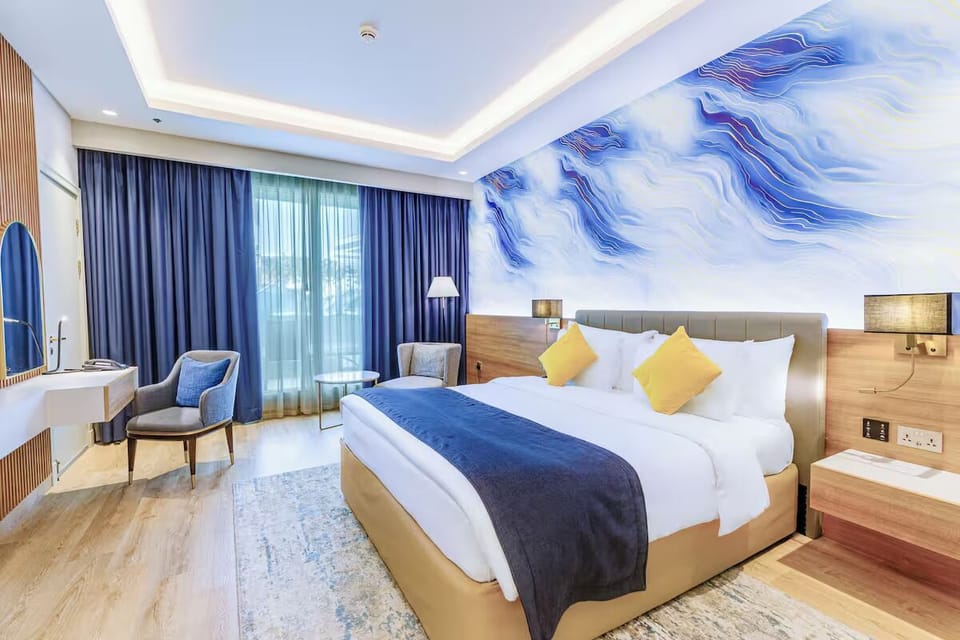 Bedroom. Interior and views may vary based on location and availability.