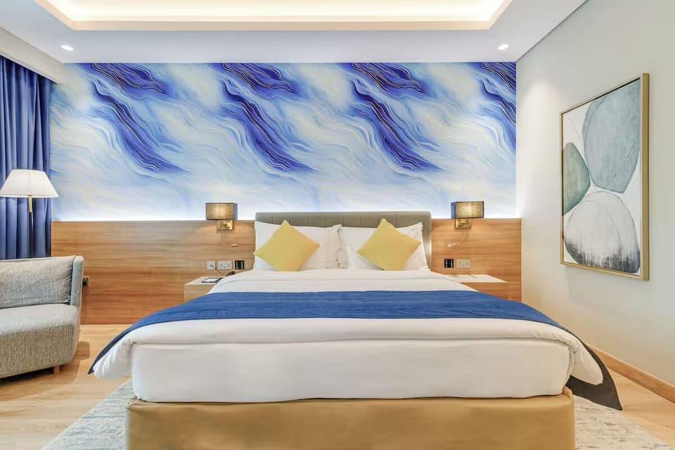 Bedroom. Interior and views may vary based on location and availability.