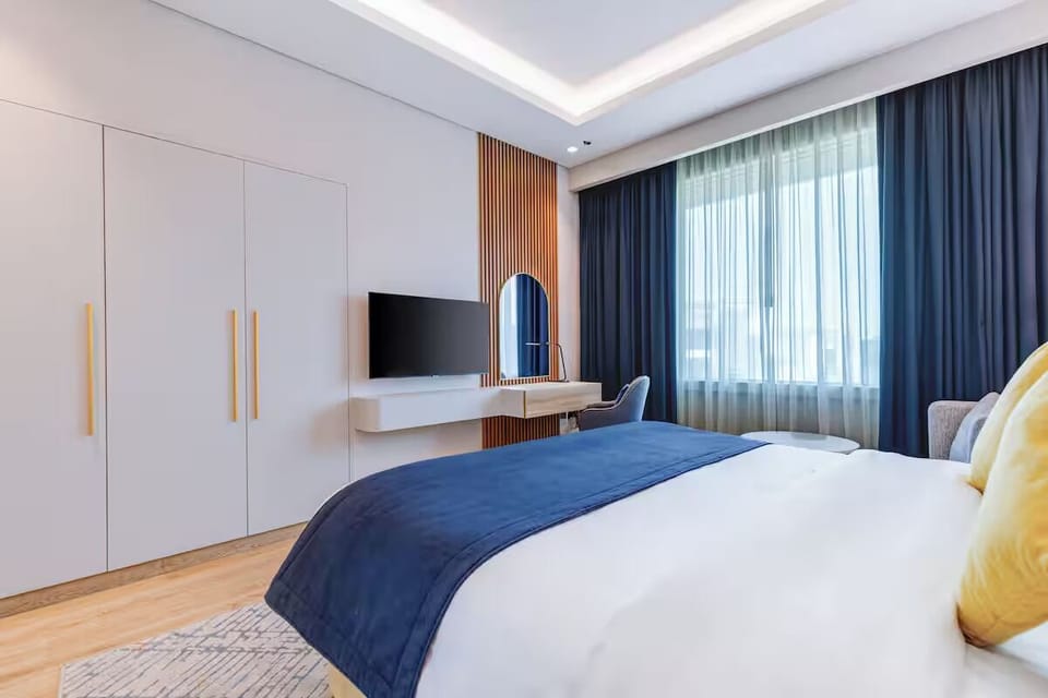 Bedroom. Interior and views may vary based on location and availability.