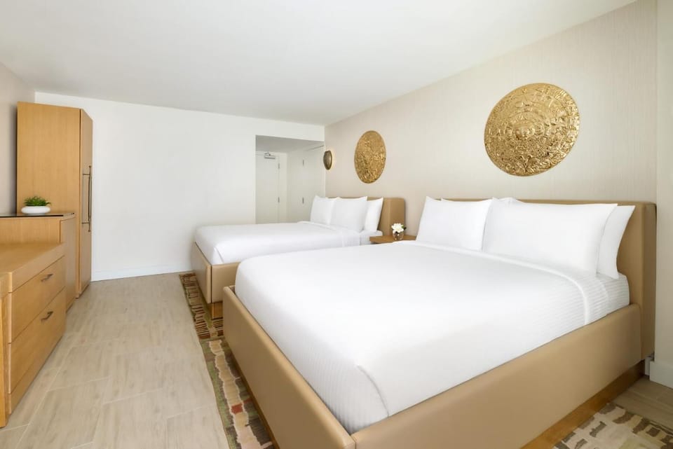 Bedroom. Interior and views may vary based on location and availability
