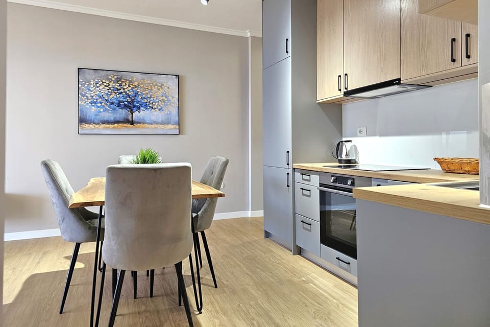 Kitchen and dining area